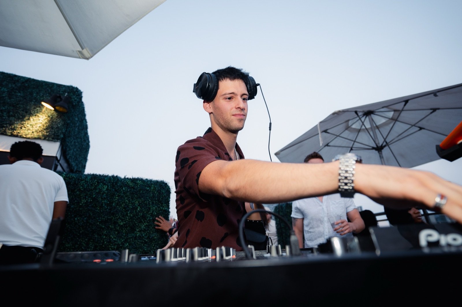Portrait of TALMOR at the Lavelle rooftop booth